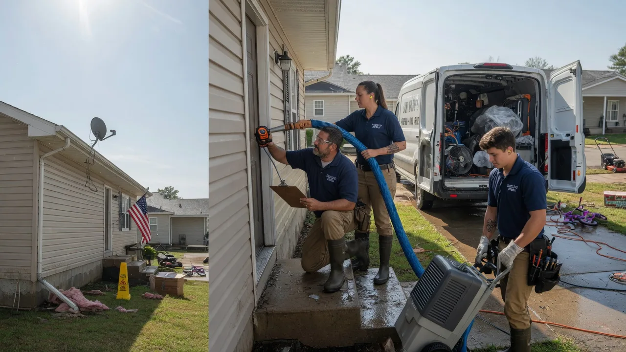 Ceiling Water Damage Restoration in Harwood, MD near me
